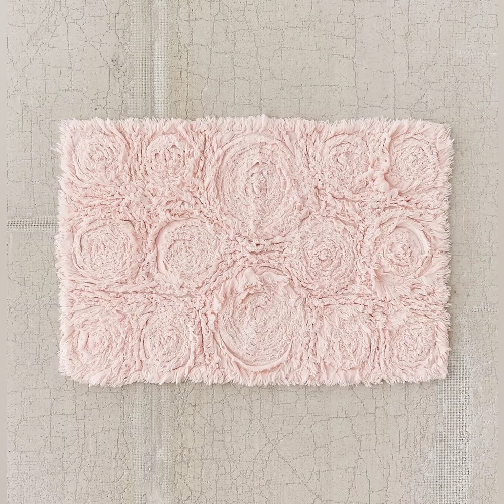 Frayed Roses Bath Mat - Picture 2 of 4